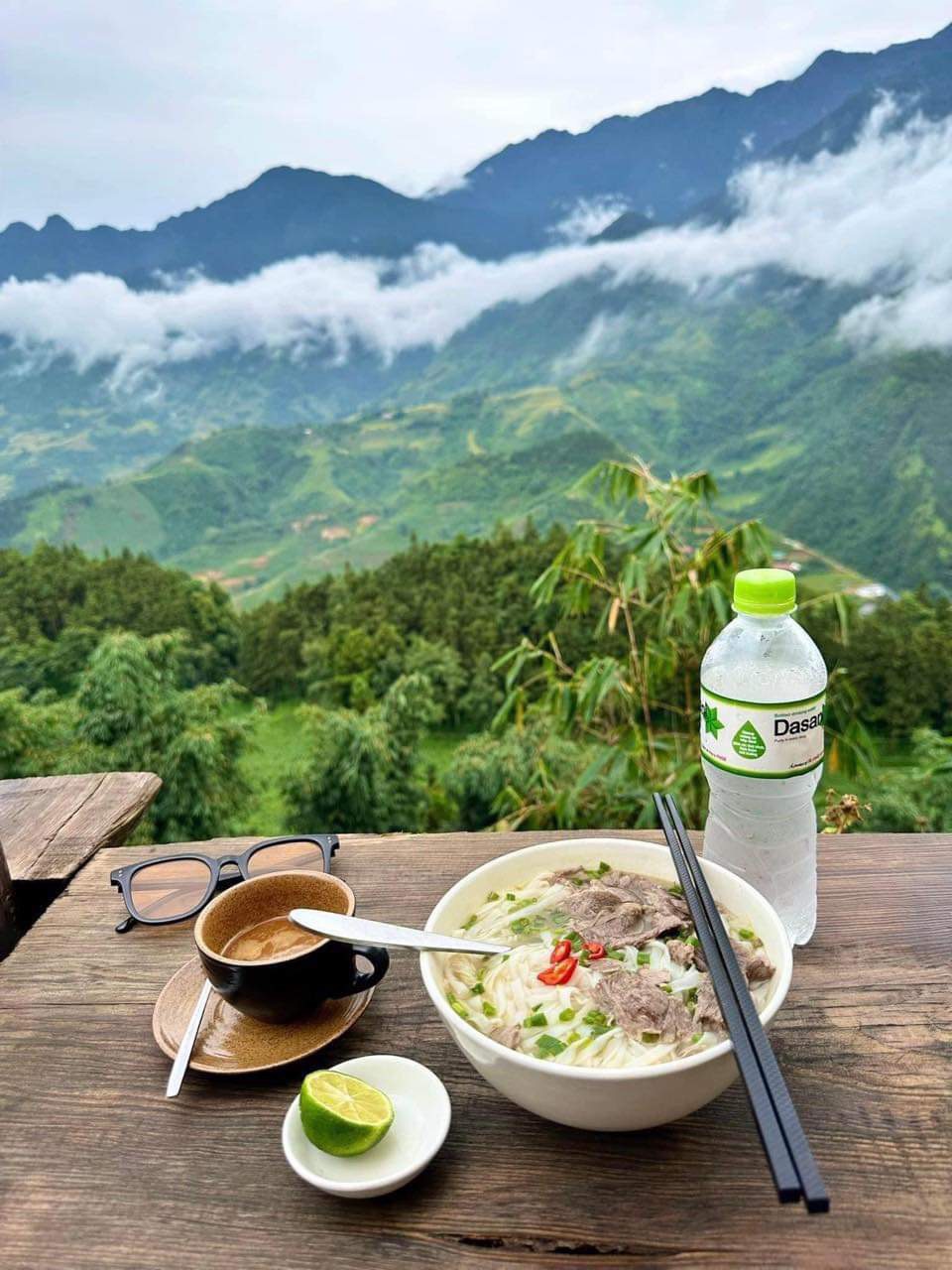 bữa sáng tại homestay