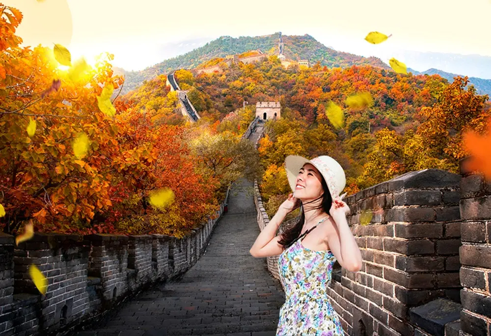 Vạn Lý Trường Thành Bắc Kinh mùa thu